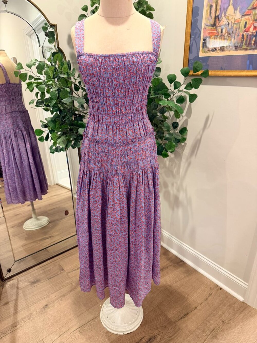 J.Crew NWOT silk floral dress XS